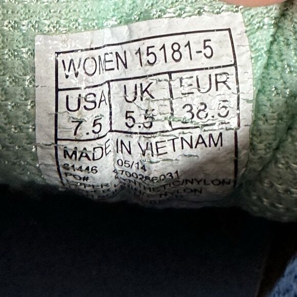 Size 7 - Saucony Cohesion 7 Gray Blue White Green Royal 15181-5 USED SHIPS ASAP - Picture 7 of 7